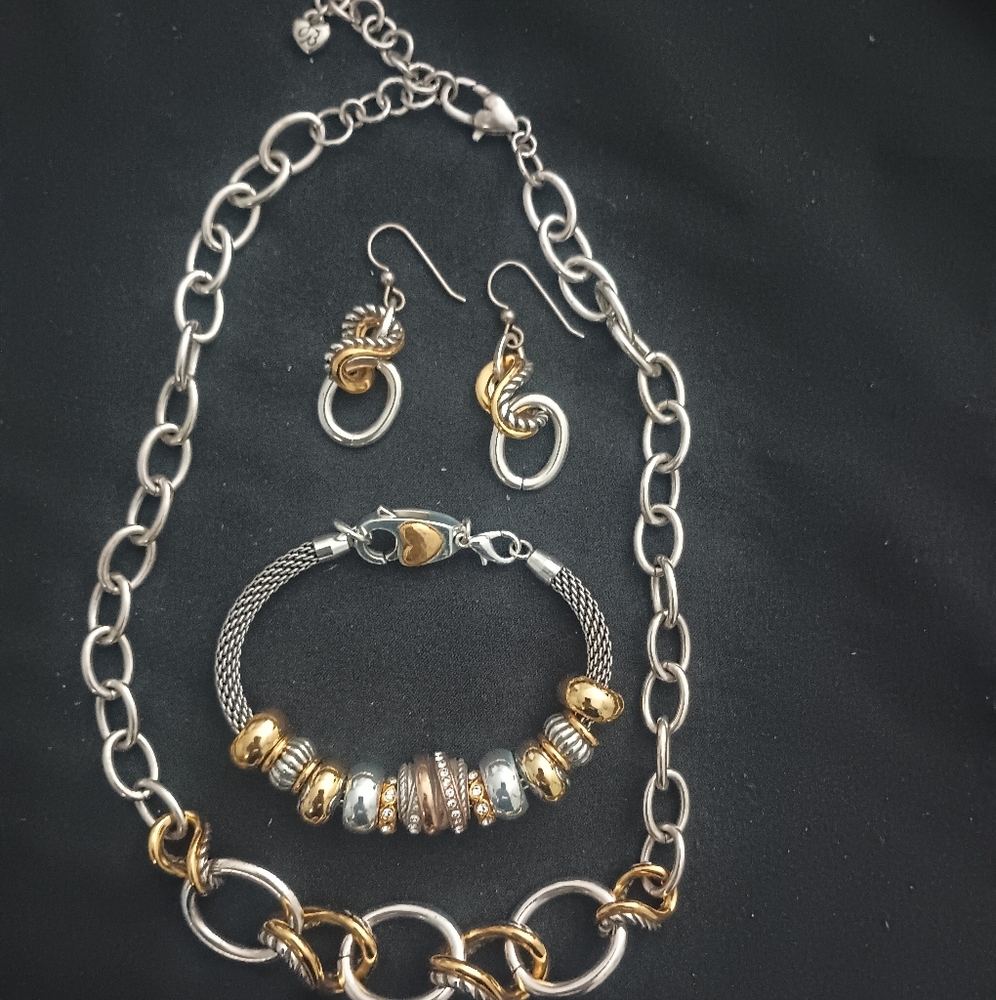 Brighton Silvertone and Gold Set